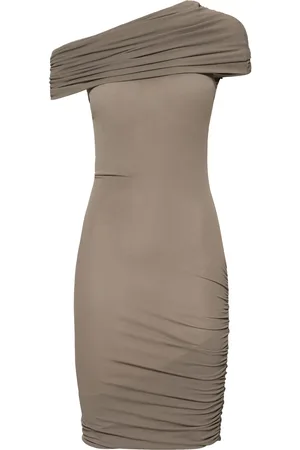 Rick Owens Minikleid Aus Drapiertem Jersey „lola“