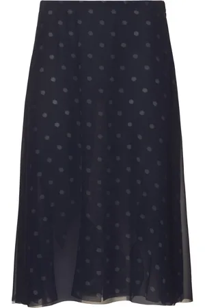Acne Studios Transparenter Midirock Mit Punktmuster „iranee“
