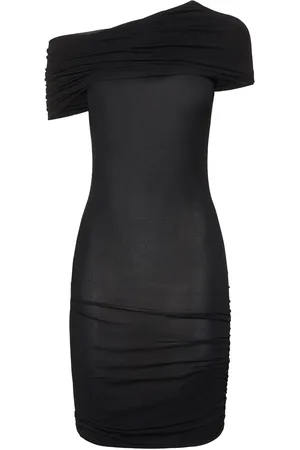 Rick Owens Minikleid Aus Drapiertem Jersey „lola“