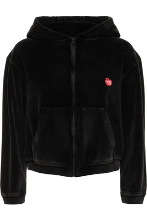 Alexander Wang Kurzer Hoodie Aus Baumwolle Mit Logo
