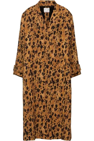 FORTE FORTE Les Fleurs Camou Jacquard Coat