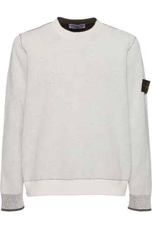 Stone Island Crewneck Cotton Blend Sweatshirt