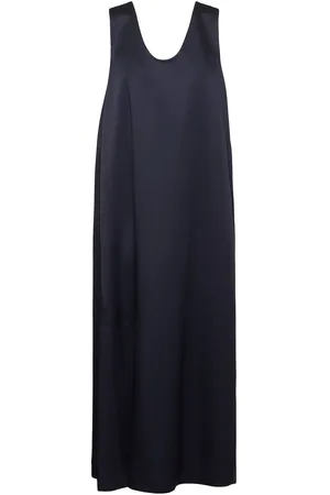 Carven Midikleid Aus Satin Mit Sicherheitsnadel