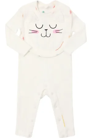 Stella McCartney Set: Strampler & Latz Aus Bio-baumwolljersey