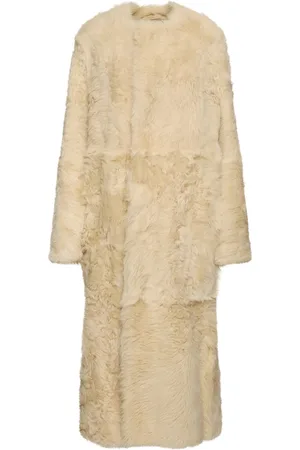 Totême Langer Mantel Aus Seidigem Shearling
