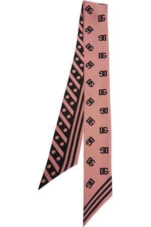 Dolce & Gabbana Schal Aus Seidentwill Mit Druck