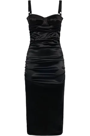 Dolce & Gabbana Midikleid Aus Stretch-satin
