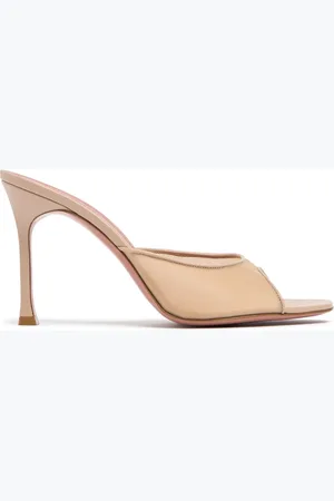 Amina Muaddi 95mm Hohe Mesh-schuhe „alexa“