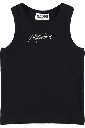 Moschino Oberteil Aus Baumwollmischung Mit Logo