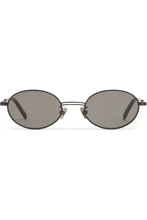 St Agni Ovale Sonnenbrille Aus Feinem Metall