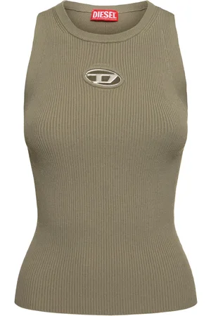 Diesel Geripptes Tanktop Mit Logo „m-caddix“