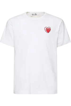 Comme des Garçons T-shirt Aus Baumwolljersey Mit Logo Und Nieten