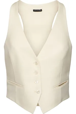 Tom Ford Racerback-weste Aus Wolle Und Seide