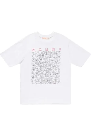 Marni Bedrucktes T-shirt Aus Baumwolljersey