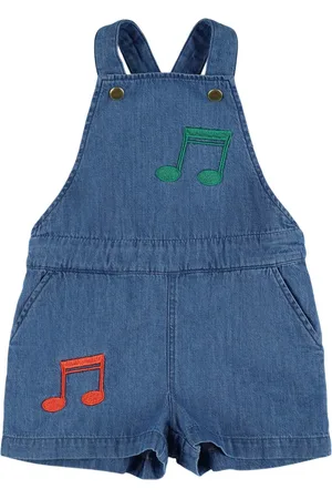 Mini Rodini Overall Aus Baumwolldenim Mit Stickerei