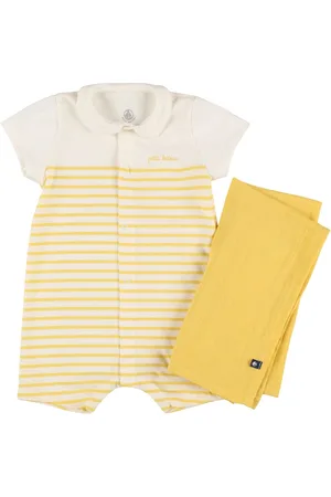 Petit Bateau Strampler & Minidecke Aus Baumwolljersey Mit Druck
