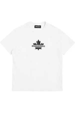 Dsquared2 Bedrucktes T-shirt Aus Baumwolljersey