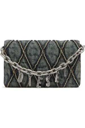 Diesel Charm-d Denim Wallet W/chain