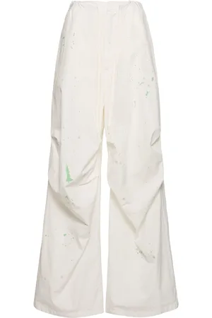Maison Margiela Weite Hose Aus Baumwollpopeline