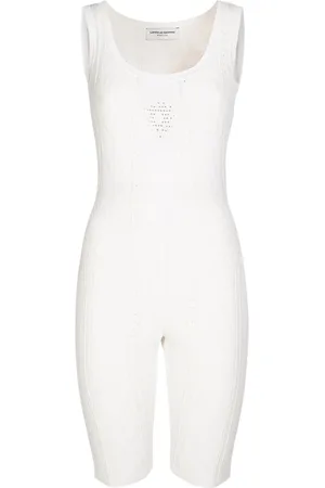 Marine Serre Radsportcatsuit Aus Viskosemischung