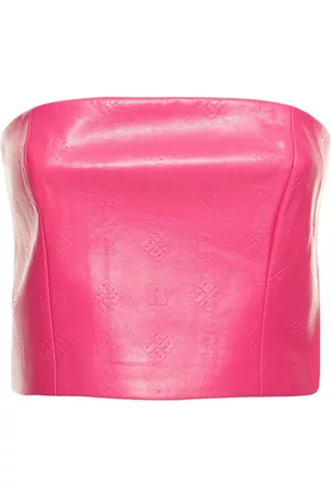 ROTATE Damen Trägerlose Tops - Trägerloses, Beschichtetes Viskose-top „emili“