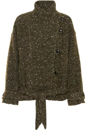 Isabel Marant Kurzer Mantel Aus Bouclé „janette“