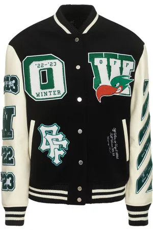 OFF-WHITE Bestickte Collegejacke