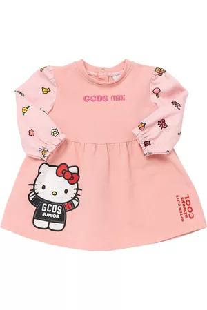 GCDS Jersey-kleid Mit „hello Kitty“-logo Und Tasche