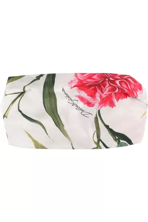 Dolce & Gabbana Damen Stirnbänder - Stirnband Aus Baumwolle Mit Druck