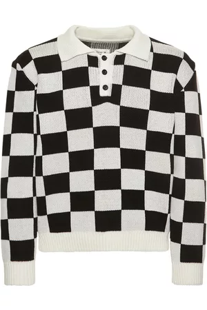 FLANEUR HOMME Polosweater Aus Baumwollmischstrick