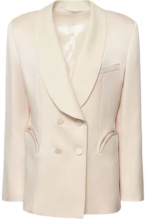Blazé Milano Damen Blazer & Sakkos - Smoking-blazer Aus Satin „novalis Heart“