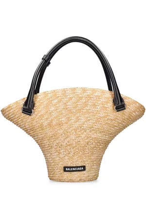 Balenciaga Damen Strandtaschen - Medium Straw Blend Beach Bag