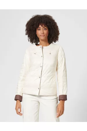 Madeleine Damen Sommerjacken - Gesteppte Wendejacke mit Wattierung / dunkelbraun Gr.