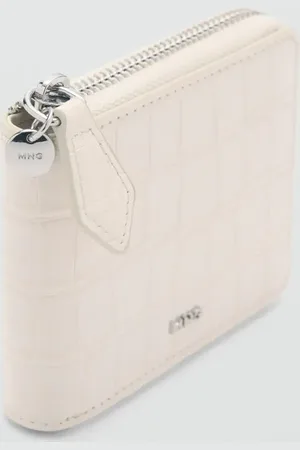 MANGO Mini-Brieftasche mit Krokoleder-Effekt - Damen - Einheitsgröße