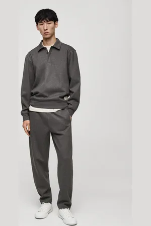MANGO Jogger Pants aus Baumwolle mit Stickdetail - Herren - XL