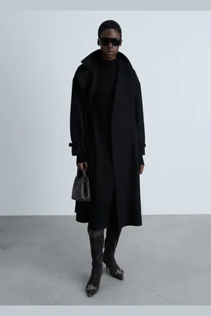 MANGO Strickkleid mit halbhohem Kragen - Damen - L