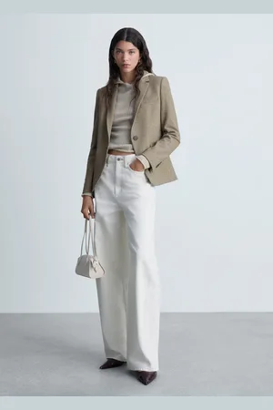 MANGO Taillierter Blazer mit Mikro-Hahnentrittmuster - Damen - S