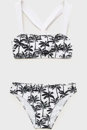 MANGO Bikini mit Palmenmuster - Kinder - 13-14 Jahre