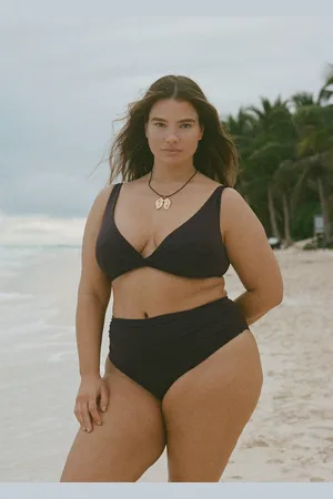 MANGO Bikini-Top mit drapiertem Detail - Damen - 1XL