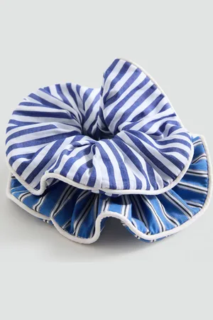 MANGO 2er-Set bedruckte Scrunchies - Damen - Einheitsgröße