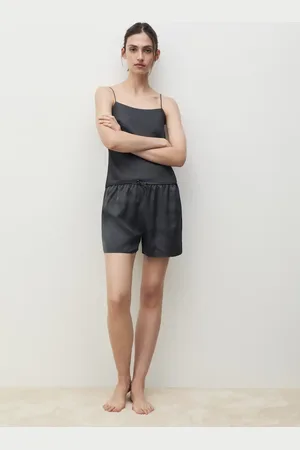 MANGO Satiniertes Trägertop - Damen - L
