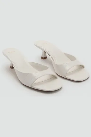MANGO Sandale mit Kitten-Absatz - Damen - 38