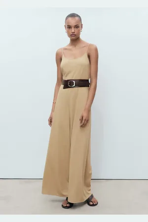 MANGO Langer Jumpsuit gerade Passform - Damen - XS