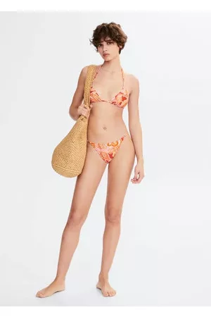 MANGO Damen Bikinis - Gemustertes Bikini-Top
