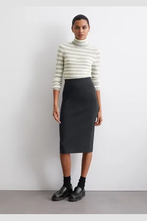 Marc O’ Polo Gestreifter Rollkragenpullover slim