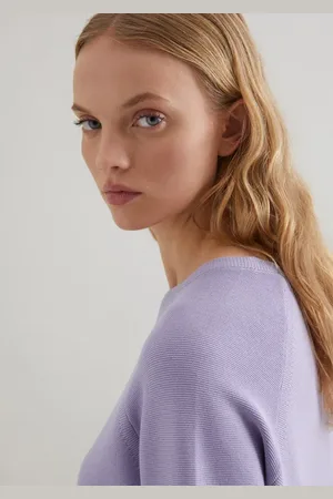 Marc O’ Polo DfC Kurzarm-Strickpullover loose