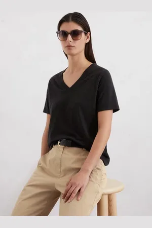 Marc O’ Polo Slub-Jersey-V-Neck-T-Shirt