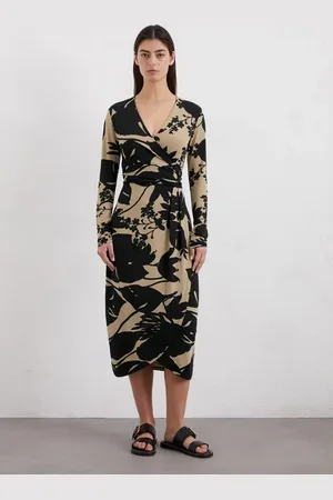 Marc O’ Polo Jerseykleid slim im Wickel-Stil