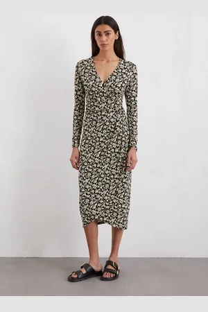 Marc O’ Polo Jerseykleid slim im Wickel-Stil