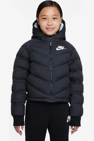 Nike Pufferjacke | Schwarz | Mädchen | M